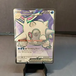 Pokemon TCG Cetitan EX Full Art Ultra Rare Holo 210/182 Destined Rivals Card NM - Image 1