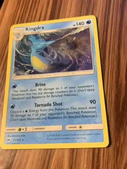 Kingdra 31/147 Rare SM Burning Shadows Pokemon TCG Card - Image 3