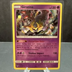 Giratina Holo Rare 97/214 Sun & Moon Lost Thunder Holo Rare Pokemon TCG Card LP - Image 1