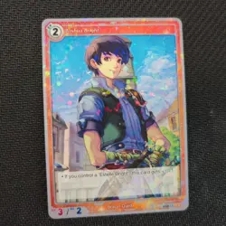 PROMO Joshua Bright English Trails Trading Card Game TCG Glitter Card Type 1 - Image 1