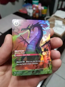 Maleficent - Monstrous Dragon (Store Championship) 5 Disney Lorcana Promo Cards - Image 1