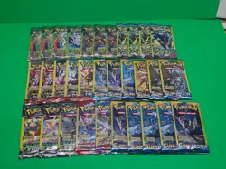 Assorted 32 Sealed Pokemon 3 Card Mini Booster Packs Lot XY Ancient Sun&Moon New - Image 2