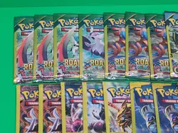 Assorted 32 Sealed Pokemon 3 Card Mini Booster Packs Lot XY Ancient Sun&Moon New - Image 3