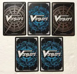 Lot of 5 Japanese Cardfight!! Vanguard RR Card Set - Image 2