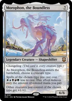 Morophon, the Boundless (Ripple Foil) -Foil Light Play MTG - Image 1