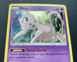 Pokemon Card MEW SM215 Rare Black Star Promo - NM/M - Image 2