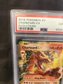 Charizard EX XY Evolutions Holo Rare Pokemon Card PSA 10 Gem Mint 12/108 - Image 3