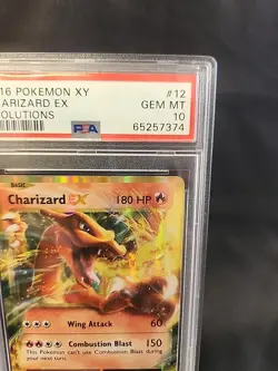 Charizard EX XY Evolutions Holo Rare Pokemon Card PSA 10 Gem Mint 12/108 - Image 4