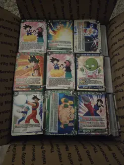 Huge Lot of 4000+ Dragon Ball Super Masters & FW TCG Cards C/UC/R Bulk Lot - Image 1