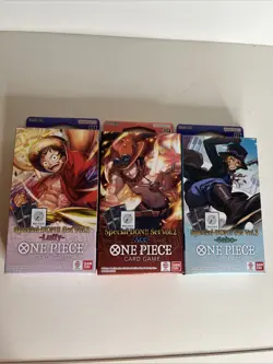 One Piece TCG Special DON!! Set Vol 1 2 & 3 Card FACTORY SEALED - Image 1