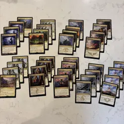 Magic the Gathering MTG Tri-lands Tri- Taplands Lot 36 Cards - Image 1