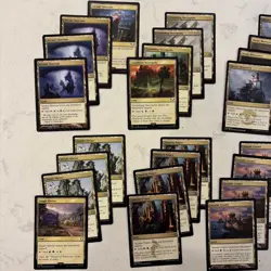 Magic the Gathering MTG Tri-lands Tri- Taplands Lot 36 Cards - Image 2