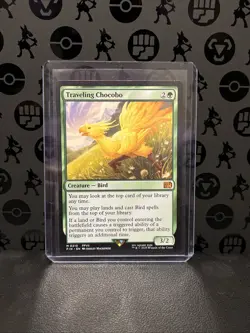 Traveling Chocobo Final Fantasy Magic The Gathering Regular #0210 NM - Image 1