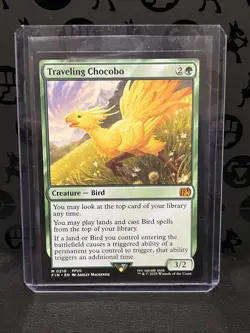 Traveling Chocobo Final Fantasy Magic The Gathering Regular #0210 NM - Image 3