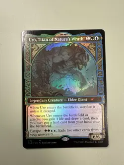 Magic The Gathering Foil Uro, Titan of Nature's Wrath Secret Lair Drop 222 - Image 1