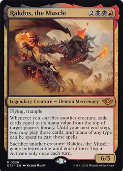 Rakdos, the Muscle M Outlaws of Thunder Junction 226 NM - Image 1