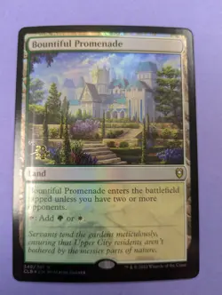 MTG Magic: Commander Legends: Bountiful Promenade Foil #348/361 Rare - NM - Image 1