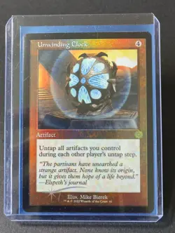 Unwinding Clock The Brothers' War: Retro Frame Artifacts Foil - Image 1