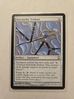 Surestrike Trident - Darksteel - MP - Uncommon - Equipment - MTG Magic - Image 1
