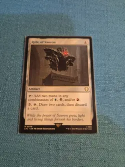 MTG LOTR Relic of Sauron COMMANDER #079 Lord of the Rings Magic the Gathering - Image 1
