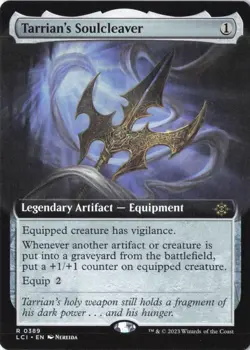 Tarrian's Soulcleaver (Extended Art) R The Lost Caverns of Ixalan 389 NM - Image 1