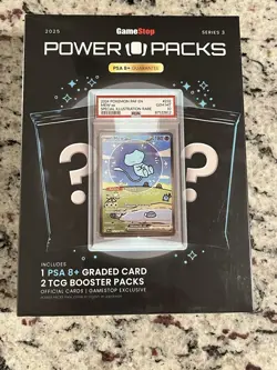 Gamestop Pokemon Power Pack Series 3- 2 Packs & 1 PSA Slab Brand new, Sealed - Image 1