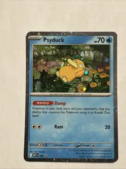 Pokemon TCG | Psyduck MEP 007 Mega Evolution Black Star Promo - Image 1