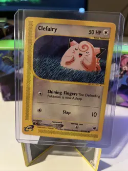 Pokemon TCG Clefairy Expedition 101/165 Regular Common LP - Image 1