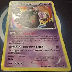 Pokemon TCG - GARBODOR - BREAKpoint 57/122 Rare Holo - LP - Image 2