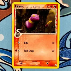 Ekans Delta Species 47/101 - Pokemon Dragon Frontiers - Yuka Morii English LP - Image 2