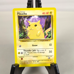 Pokemon PIKACHU 58/102 - WotC Base Set Unlimited Common - Never Played NM/M - Image 1