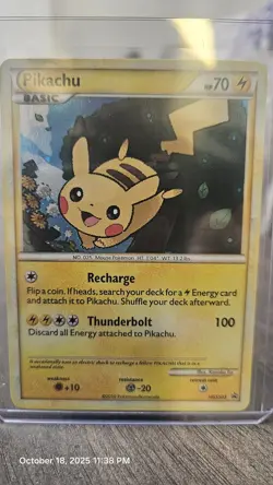 Pokemon Pikachu Heartgold & Soulsilver HGSS03 Promo - Image 1