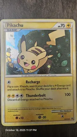 Pokemon Pikachu Heartgold & Soulsilver HGSS03 Promo - Image 2