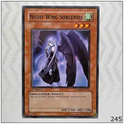 Night Wing Sorceress - CRMS-EN025 - Common 1st Edition Yugioh - Image 1