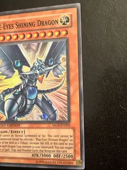 Yu-Gi-Oh TCG Blue Eyes Shining Dragon MOV EN001 NM - Image 3
