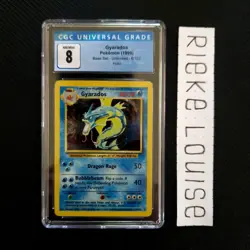 Gyarados Base Set 6/102 Holo Unlimited - Grade 8 CGC - 1999 - Pokemon Card - Image 1
