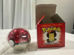 23K Gold Plated CHARIZARD Trading Card 1999 Burger King Pokemon Ball NEW SEALED - Image 2