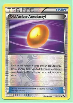 AERODACTYL & OLD AMBER AERODACTYL- 2 DARK EXPLORERS Pokemon Cards-REV HOLO NM/M - Image 3