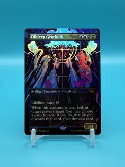 Oildeep Gearhulk (Borderless) - Aetherdrift (DFT) - MTG - FOIL - NM - Image 1