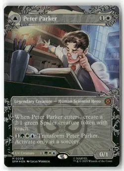 Peter Parker (0208) (Borderless) Marvel's Spider-Man Foil - Image 1