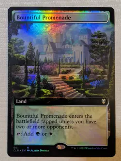 Bountiful Promenade (Extended Art) Foil MTG CLB - Image 1
