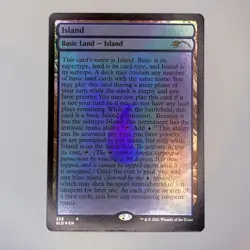 Island (255) (Full-Text Lands) Secret Lair Drop Foil MTG NM - Image 1