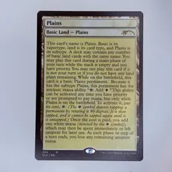 Plains (254) (Full-Text Lands) Secret Lair Drop MTG NM - Image 1