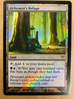 MTG 1x FOIL Alchemist's Refuge # 225 Avacyn Restored Magic the Gathering x1 NM - Image 1