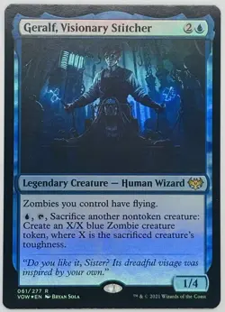 MTG Geralf, Visionary Stitcher Innistrad: Crimson Vow Foil - Image 1