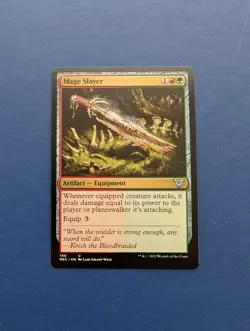 MTG Mage Slayer: Kamigawa Neon Dynasty Commander #140 - NM-MT - Image 1