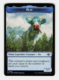 MTG: Beau Token | Outlaws of Thunder Junction 6 NM - Image 1