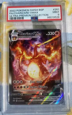 Pokemon TCG Charizard VMAX - SWSH261 PSA 9 - Image 1