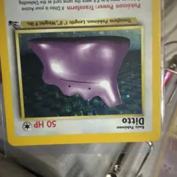 Pokemon TCG Ditto Fossil 3/62 Holo 1999-2000 Wizards Base Set Copyright Holo... - Image 5