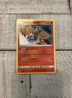 Shining Ho-Oh SM70 -Pokemon Shining Legends Black Star Promo - Near Mint - Image 1